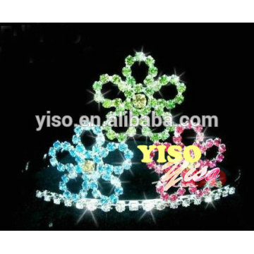 Hermoso colorante moda flor tiara corona